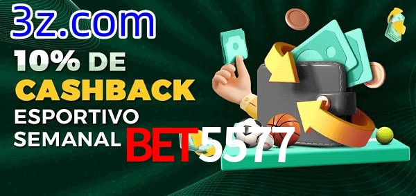 10% de bônus de cashback na Bet5577