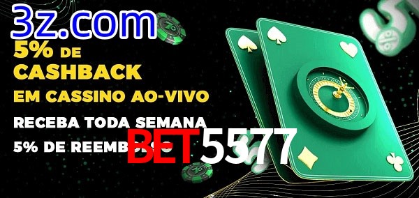Promoções do cassino ao Vivo Bet5577